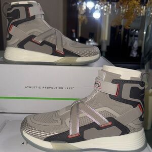 APL Men's High-Top Sneakers - Gray and Black